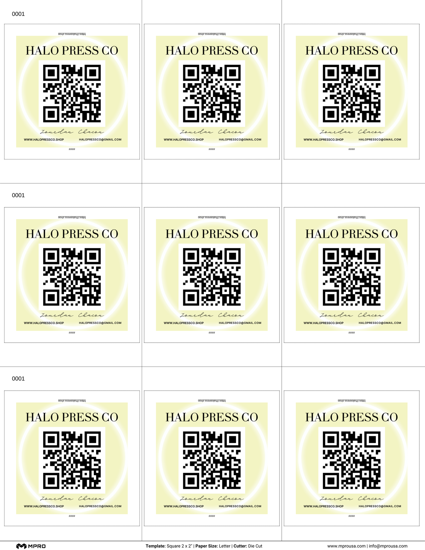 Business Branding – Custom Photo Magnets Set 2x2 inch