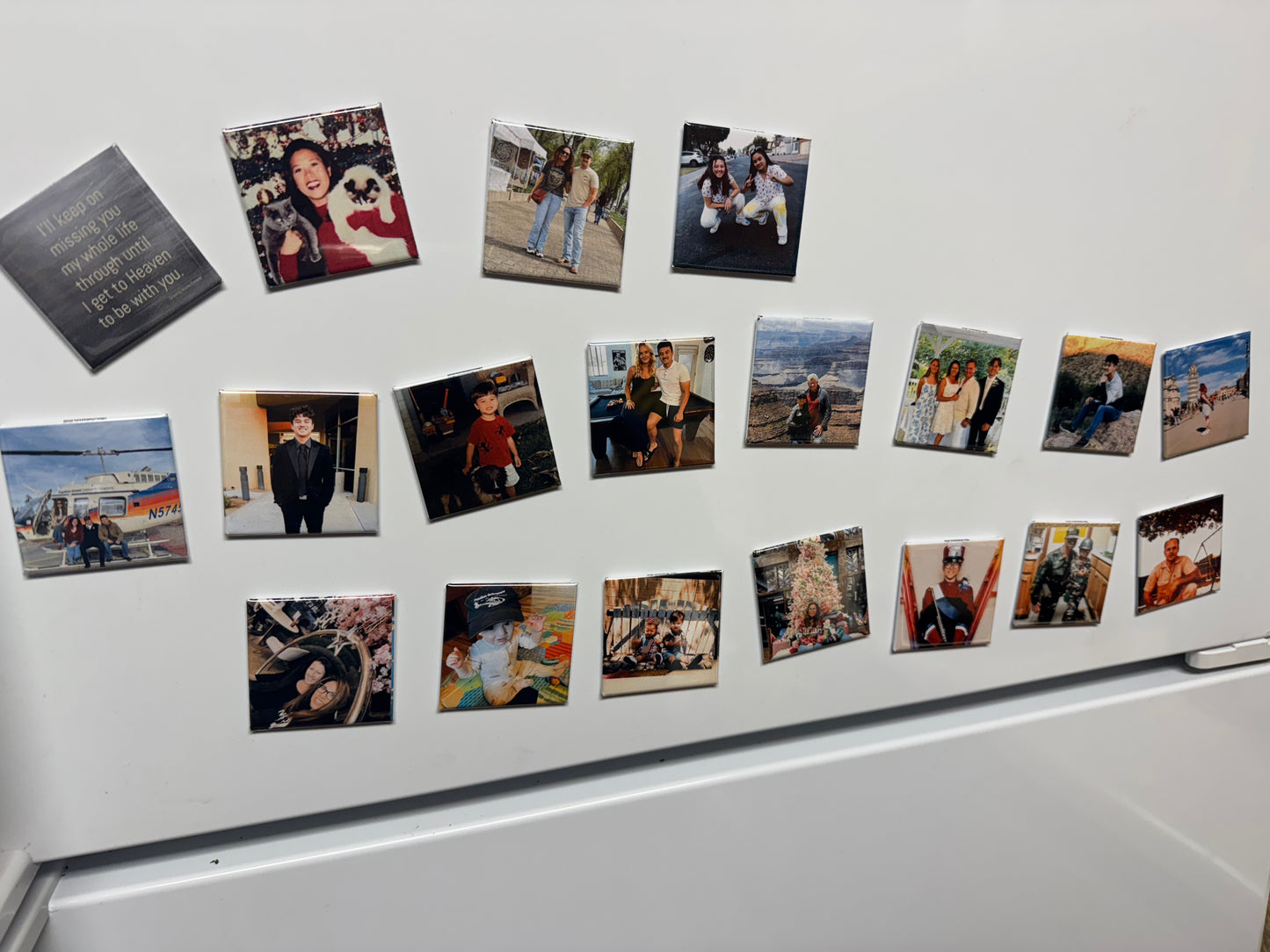 Memory Magnet Set 2x2 inch